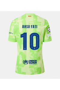 Barcelona Ansu Fati #10 Fotballdrakt Tredje Klær 2024-25 Korte ermer